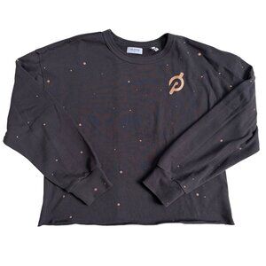 Peloton Black Sweatshirt with Copper Accents